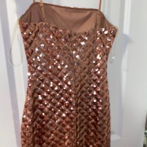 Rose gold dress